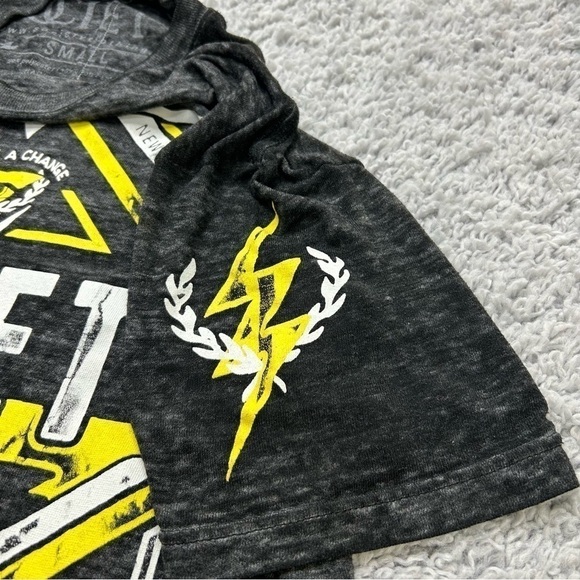 Society Shirt Mens Small Crewneck Tee Burnout Casual Streetwear Basic Party - Picture 4 of 6